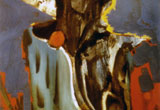 “Figura”, acrilico, cm. 50 x 70, 1974
