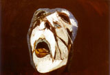 “Teatrante”, acrilico, cm. 50 x 70, 1974