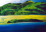 “Costa marina”, acrilico, cm. 50 x 70, 1990
