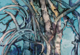 “Natura”, acrilico, cm. 70 x 100, 1991